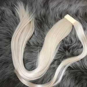 Hair | 24 613 Bleach Blonde Straight Clip On Ponytail | Poshmark display picture 2